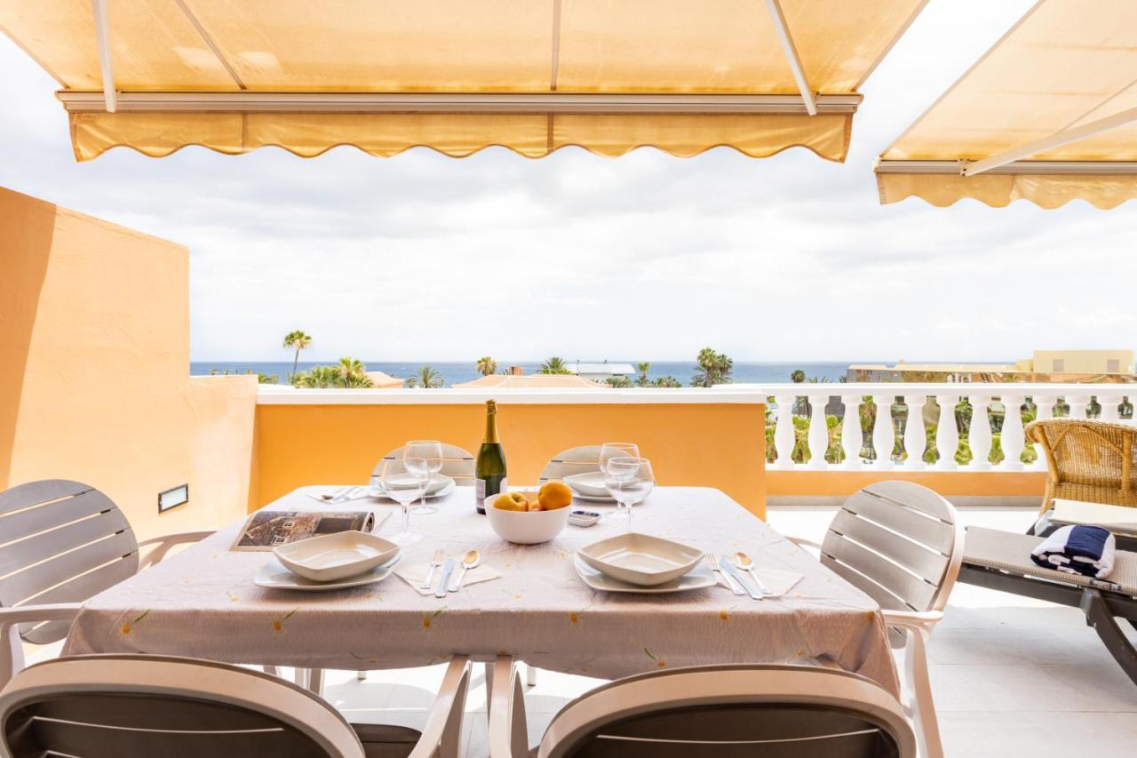 Exclusive Penthouse Playa Las Vistas 4 Close To The Sea And Beach, Aircondition For A Fee, Wifi, Terrace, Heated Pool Playa de las Américas Exterior foto